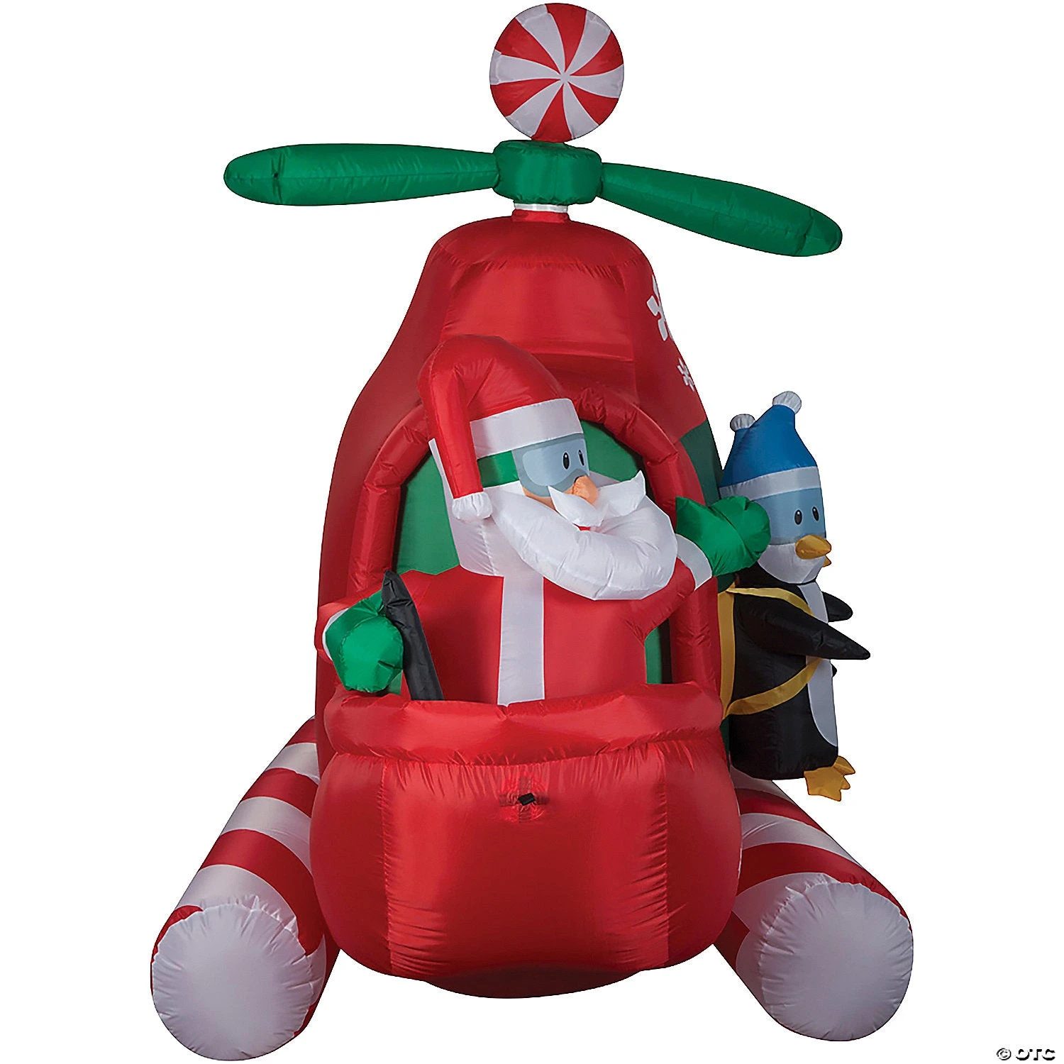 9ft Airblown Animated Helicopter Christmas Inflatable 3 9ft Airblown Animated Helicopter Christmas Inflatable - Image 3