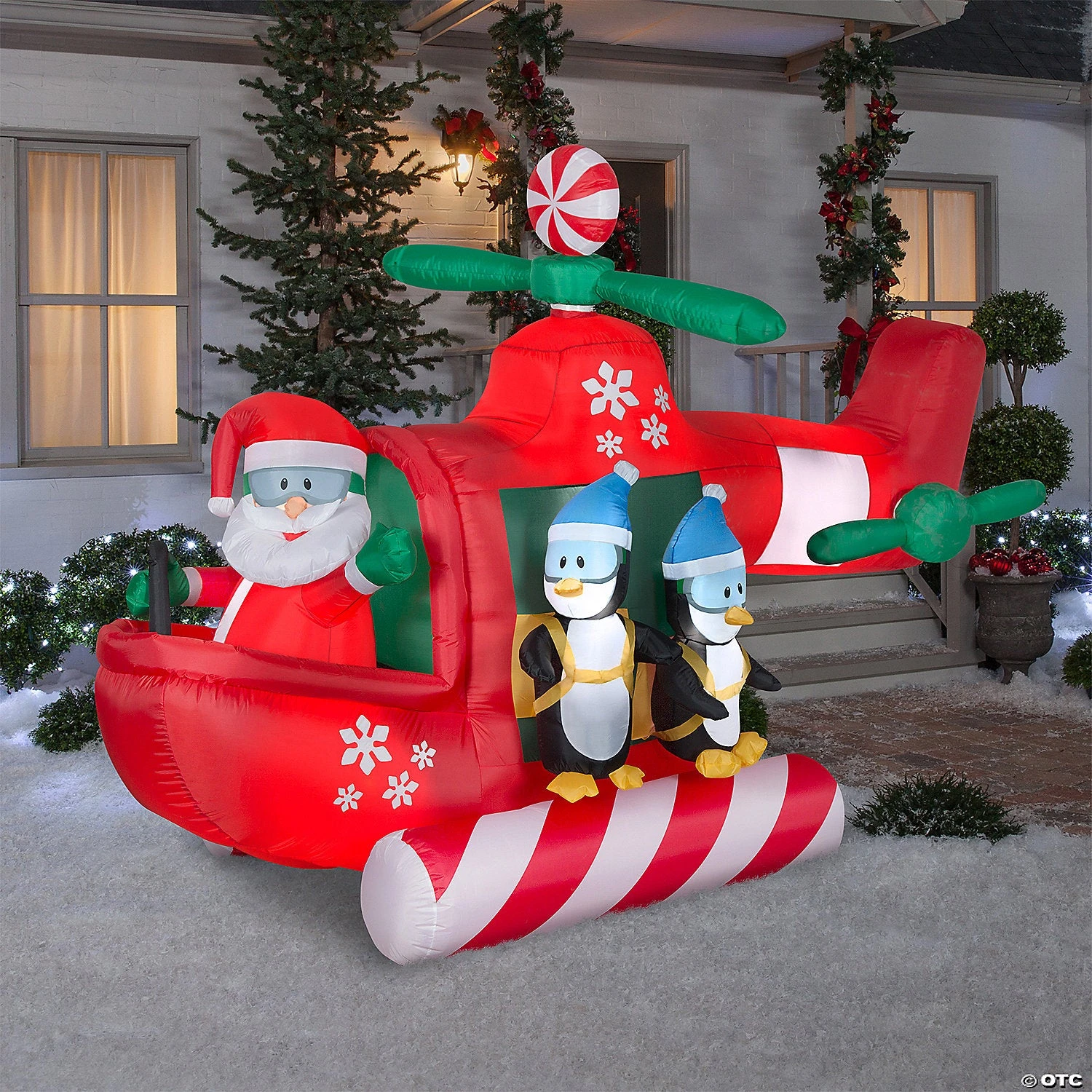 9ft Airblown Animated Helicopter Christmas Inflatable 1 9ft Airblown Animated Helicopter Christmas Inflatable