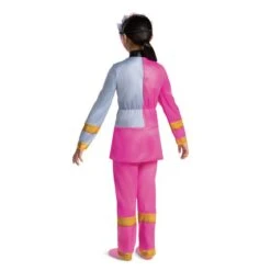 Disguise Girl's Pink Ranger Dino Fury Deluxe Costume -Family Halloween Store Sales Store 115909 back