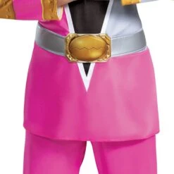 Disguise Girl's Pink Ranger Dino Fury Deluxe Costume -Family Halloween Store Sales Store 115909 belt