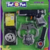 Police Set , With Toy Gun, Handcuffs, Badges & Watch