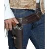 Western Wandering Authentic Gunman Belt & Holster Adult