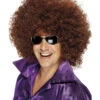 Afro Wig Huge Hair Men's Brown