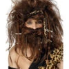 Crazy Caveman Hair & Beard Adult Set