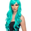 Desire Women's Aqua Blue Green Wig Mermaid