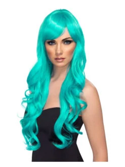 Desire Women's Aqua Blue Green Wig Mermaid