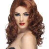 Glamorous Auburn Women's Wig Long Wavy