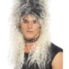 80's Hard Rocker Crazy Hair Men's Wig