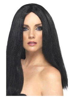 Star Style Women's Black Wig Long Straight