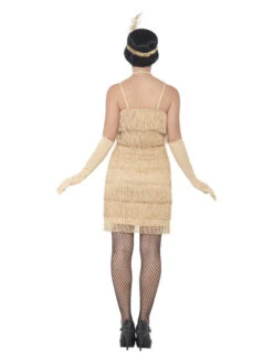 20's Flapper Women's Gold Costume -Family Halloween Store Sales Store 44678 B