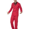 20s Red Men's Zoot Suit