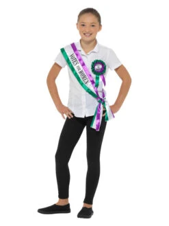 Victorian Suffragette Sash & Rosette