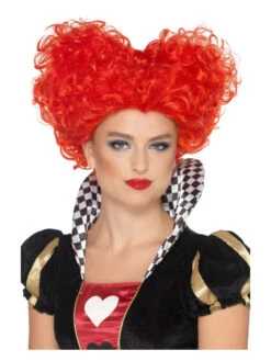 Heart Wig Women's Red Hair Queen