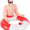 Inflatable Lifeguard Hunk Swim Ring