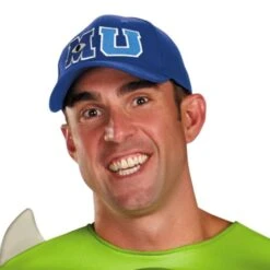 Disguise Men's Mike Deluxe Adult Costume - Monsters University -Family Halloween Store Sales Store 58781 hat