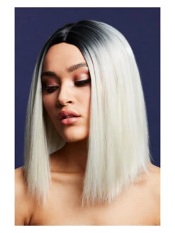 Fever Kylie Women's Ice Blonde Wig Two Toned Long Bob