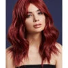 Ashley Fever Women's Ruby Red Wig Two Toned Wavy Long Layered