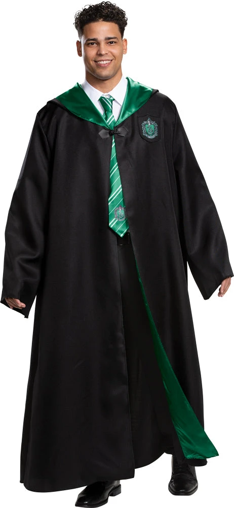 Disguise Harry Potter Slytherin Robe Deluxe - Adult 1 Disguise Harry Potter Slytherin Robe Deluxe - Adult