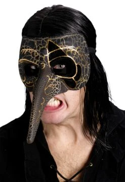 Fun World Men's Raven Venetian Mask