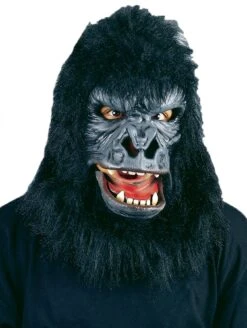 Zagone StudiosTwo Bit Roar Gorilla Primate Latex Face Mask With Moving Mouth -Family Halloween Store Sales Store MSN164990
