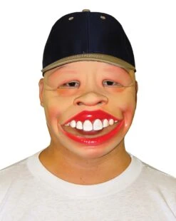 Large Toothy Smile Latex Face Mask With Attached Hat 7 Large Toothy Smile Latex Face Mask With Attached Hat -Family Halloween Store Sales Store MSN165070