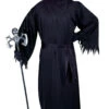 Fun World Black Reaper With Light Up Eyes, Adult Costume