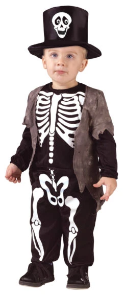 Fun World Happy Skeleton Toddler Costume 3T-4T