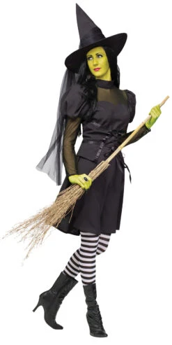 Fun World Ms. Wick'd Teen Witch Costume, 0-9