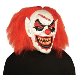 Carver Clown Mask With Red Hair