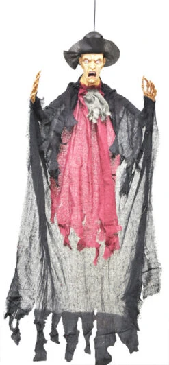 Hanging Bowler Man 36 Inch Prop Decor