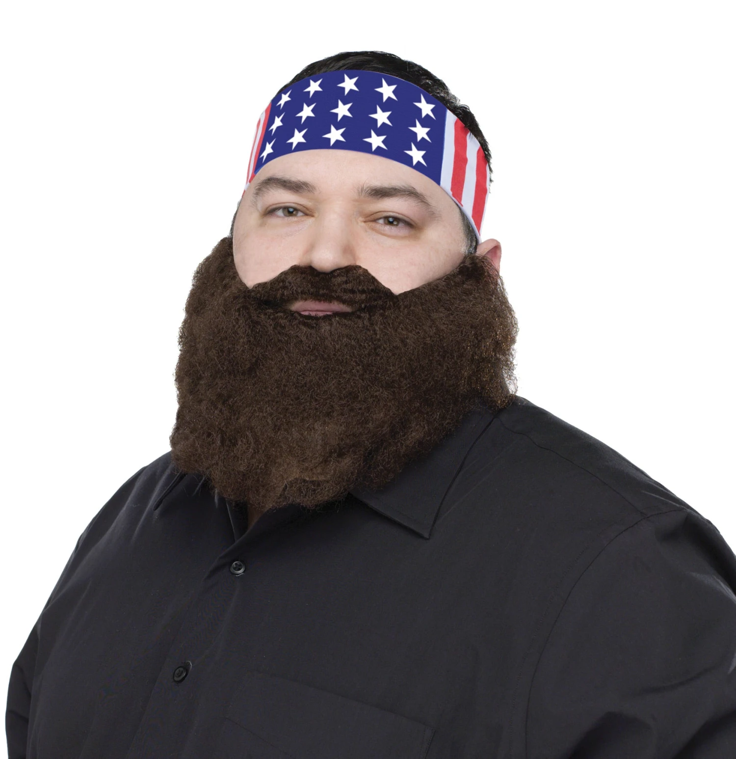 Fun World Crazy Quackers Independence Day Bandana & Beard 1 Fun World Crazy Quackers Independence Day Bandana & Beard