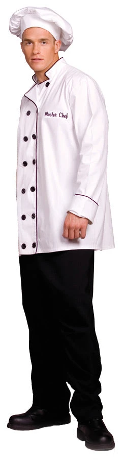Masterchef Adult One Size Chef Costume