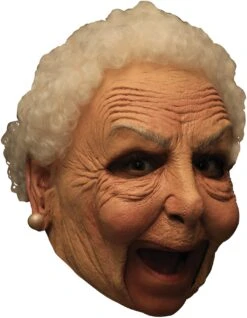 Nanny Deluxe Realistic Chinless Latex Mask