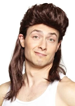 Nightclub Men's Mullet Wig -Family Halloween Store Sales Store MSN769300