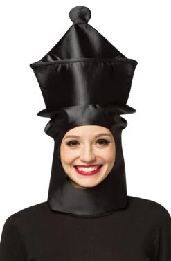 Chess Piece Queen Adult Mask/Hat