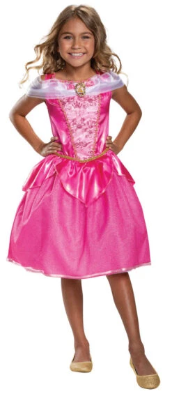 Disguise Sleeping Beauty Princess Aurora Classic Girls Costume