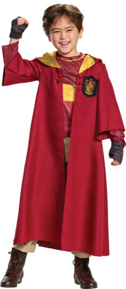 Disguise Harry Potter Quidditch Gryffindor Deluxe Child Costume