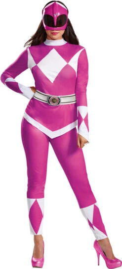 Disguise Power Rangers Mighty Morphin Women's Pink Ranger Deluxe Costume