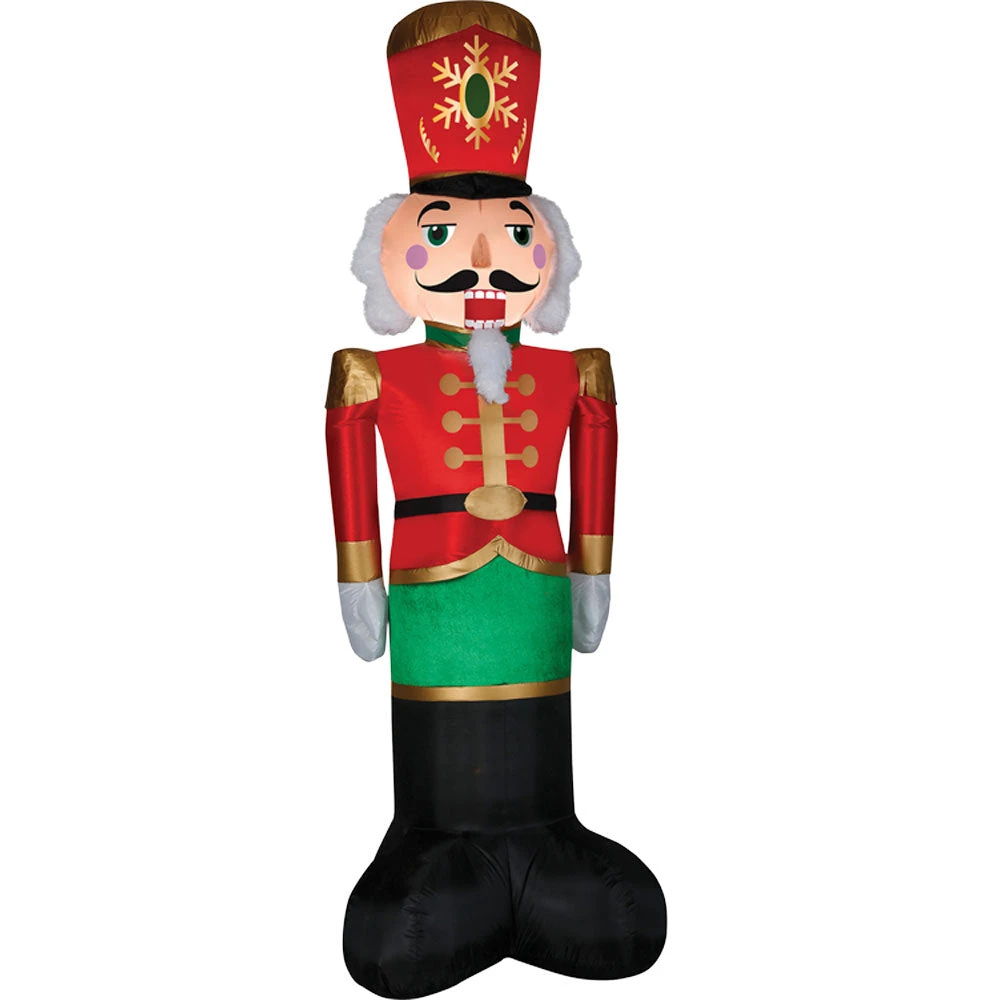 Christmas Nutcracker 8ft Airblown Christmas Yard Decoration 2 Christmas Nutcracker 8ft Airblown Christmas Yard Decoration - Image 2