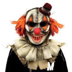 Scarecrow Clown Burlap Mask