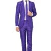 Solid Bright Purple Men's Suit