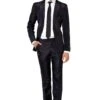 Solid Black Men's Suit
