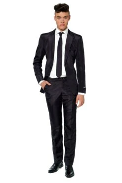 Solid Black Men's Suit