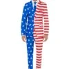 USA Flag Patterned Men's Suit
