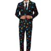 Retro Video Game Patterned Men'sSuit