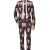 Day Of The Dead Patterned Men's Suit