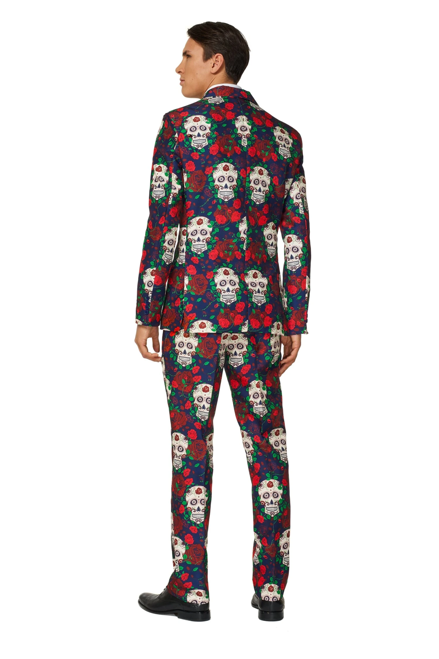 Day Of The Dead Patterned Men's Suit 2 Day Of The Dead Patterned Men's Suit - Image 2
