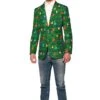Christmas Green Tree - Light Up Patterned Men's Jacket