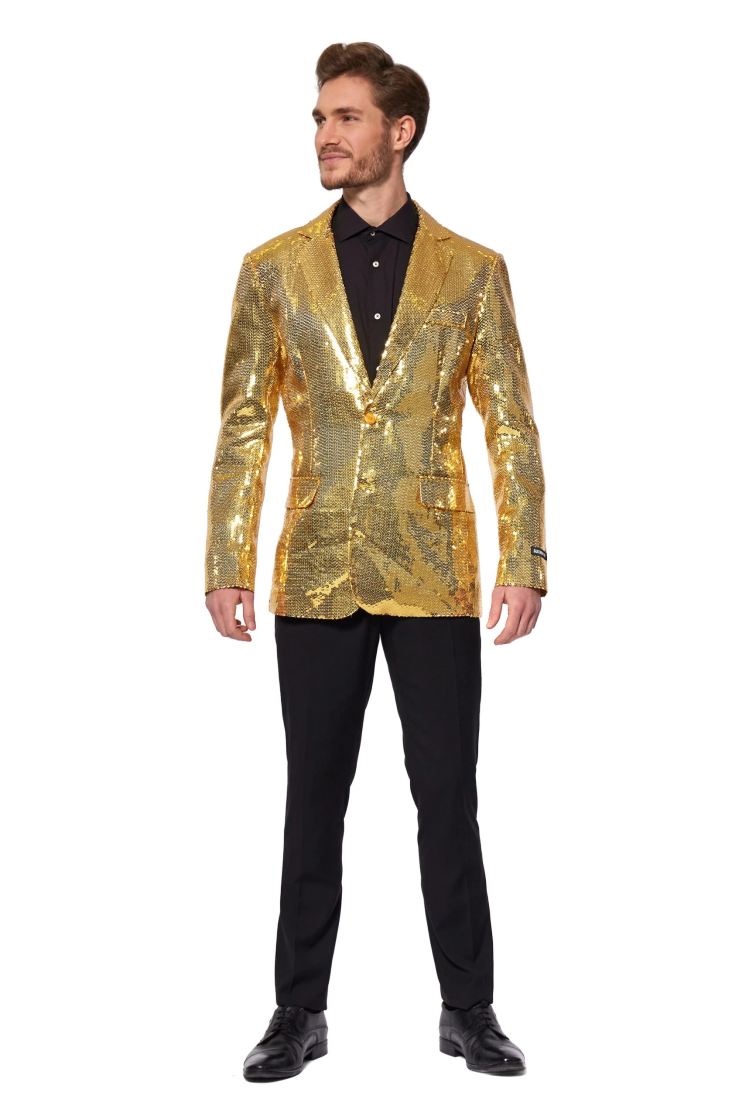 Sequins Gold Men's Jacket 1 Sequins Gold Men's Jacket