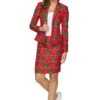 Christmas Trees Women's Patterned Suit